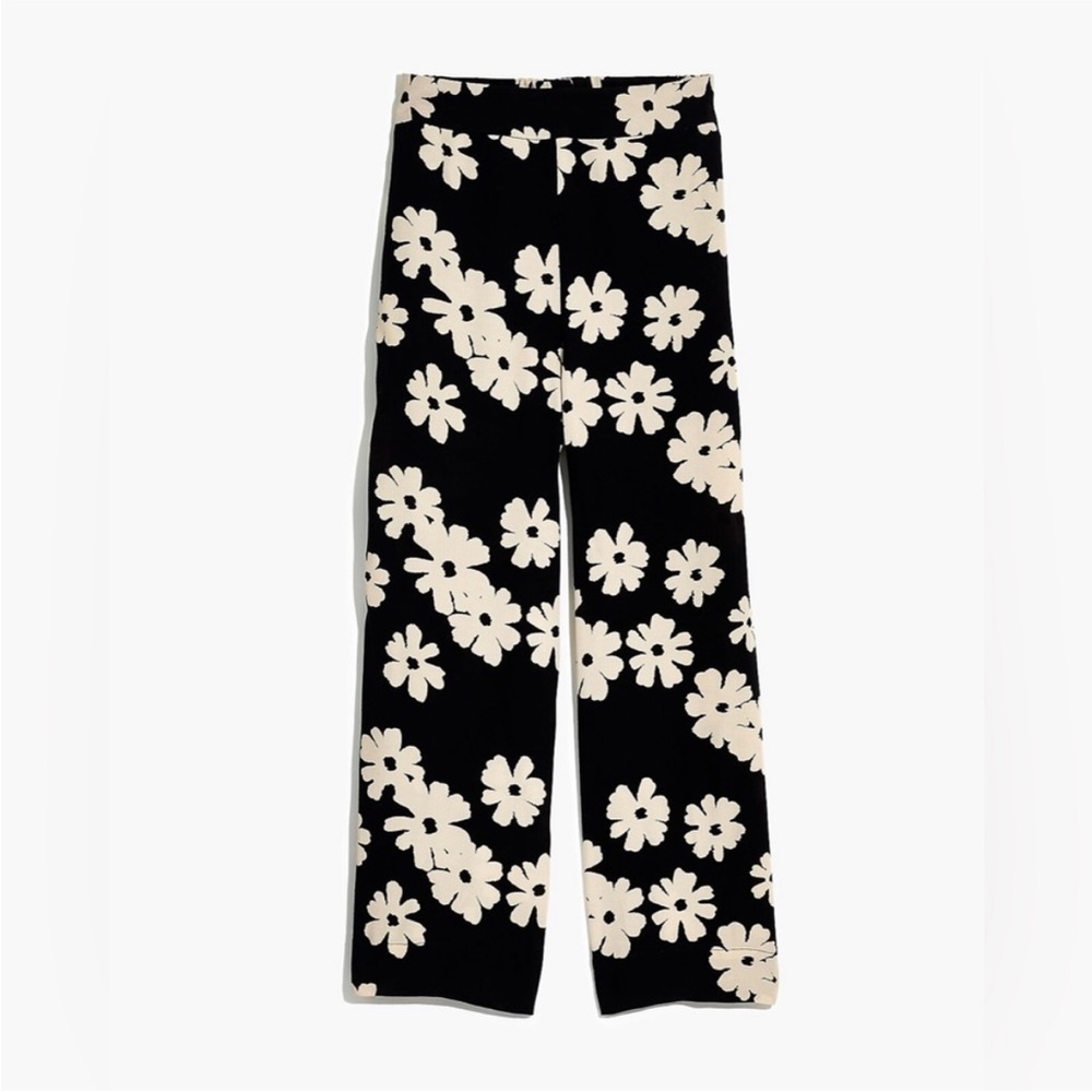 Madewell Huston Pull-On wide leg in Ikat Floral sz large